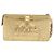 CHANEL COCO Clutch Bag Kalbsleder Gold CC Authentisch 182873SAM Golden - Ansicht 3