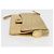 CHANEL COCO Clutch Bag Kalbsleder Gold CC Authentisch 182873SAM Golden - Ansicht 4