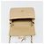 CHANEL Mini Matelasse Chain Shoulder Bag Lamb Skin Beige Gold CC Auth ka4523A D'oro - vista 16