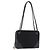 Borsa a Spalla CHANEL V Stitch Cotone Nero Oro CC Auth bs35307 D'oro