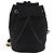 Zaino Salvatore Ferragamo Vala Chain in tela nero e oro Auth BA13178 D'oro - vista 2