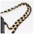 Zaino Salvatore Ferragamo Vala Chain in tela nero e oro Auth BA13178 D'oro - vista 8