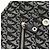Borsa a tracolla Christian Dior Trotter Canvas Nera Argento Auth bs35297SAV Nero - vista 17