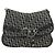 Borsa a tracolla Christian Dior Trotter Canvas Nera Argento Auth bs35297SAV Nero - vista 2