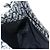 Borsa a tracolla Christian Dior Trotter Canvas Nera Argento Auth bs35297SAV Nero - vista 21