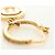 Miu Miu Pierce metallico Gold Tone Auth 181299M - vista 10