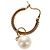Miu Miu Pierce metallico Gold Tone Auth 181299M - vista 5