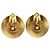 Orecchini CHANEL COCO Mark in metallo Gold Tone CC Auth 181300V - vista 3