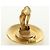 Orecchini CHANEL COCO Mark in metallo Gold Tone CC Auth 181300V - vista 9