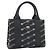 BALENCIAGA Borsa a mano Canvas 2way Nero Argento 620882 Auth ka4467