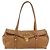 Bolso Tote PRADA de piel beige dorado Auth 181853A - vista 2