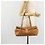 Bolso Tote PRADA de piel beige dorado Auth 181853A - vista 23