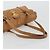 Bolso Tote PRADA de piel beige dorado Auth 181853A - vista 7