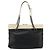 Borsa Tote CHANEL Boy Chanel in pelle di vitello nera e argento CC Auth bs35348 Nero - vista 3