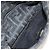 FENDI Zucca Canvas Mamma Baguette Shoulder Bag Wool Gray Silver Auth yk20376SAV Marrone Argento - vista 20