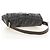 FENDI Zucca Canvas Mamma Baguette Shoulder Bag Wool Gray Silver Auth yk20376SAV Marrone Argento - vista 7