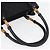 Borsa GUCCI GG Canvas Bamboo Nera 112526 Auth 182862 Nero - vista 8