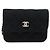 CHANEL Chain Mini Matelasse 12 Shoulder Bag Cotton Black Gold CC Auth 182787SM Nero D'oro - vista 2