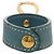 Hermès Handschuhhalter Charm aus Leder Hellblau Gold Auth 181292V Golden - Ansicht 2