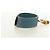 Hermès Handschuhhalter Charm aus Leder Hellblau Gold Auth 181292V Golden - Ansicht 4