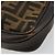 Bolsa de Ombro FENDI Zucca Canvas Preto Marrom Auth 182366 - vista 13