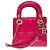 Borsa DIOR Lady Dior in Pelle Rosa - 103538