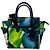 Borsa mini Atlantique con stampa floreale blu / verde Reed Krakoff Multicolore