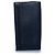 Montblanc, portafoglio con zip in pelle blu - vista 4