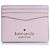 Kate Spade, porta-cartões de couro rosa
