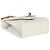 Timeless Clutch Chanel White Lambskin Quilted Chic Pearls On Chain Bianco - vista 7