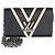 Portafoglio con catena Twist in tela Monogram V bianco e nero Louis Vuitton - vista 8