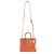 Saint Laurent Nano Sac de Jour in vernice Rosa Tenue Marrone Arancione - vista 5