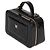 Vanity Chanel Black Quilted Patent Top Handle Con Catena Nero - vista 3