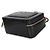 Vanity Chanel Black Quilted Patent Top Handle Con Catena Nero - vista 6