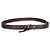 Cintura Saint Laurent da uomo in agnello marrone Cassandre 100/40 - vista 3