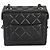 Borsa Small Secret Box in agnello trapuntato nero Chanel - vista 2
