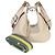 Gucci Beige Glattleder Web Small Attache Schultertasche - Ansicht 8