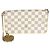 Louis Vuitton Damier Azur Canvas Felicie Pochette Beige - vista 3