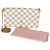 Louis Vuitton Damier Azur Canvas Felicie Pochette Beige - vista 8