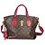 Louis Vuitton Bordeaux Monogram Canvas Flower Zipped Tote PM Marrone