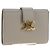 Céline Celine Triomphe Trifold Leather Small Beige
