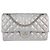 Chanel Reissue 2.55 Double Compartment Flap Quilted Aged Calfskin 225 Argento