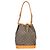 Borsa a tracolla Louis Vuitton Noe damier monogram large Marrone - vista 2