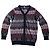 Missoni Zickzack-Muster Cardigan Braun Pink Rot Mehrfarben