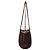 Roberto Cavalli Beuteltasche aus geflochtenem Leder Braun Leopardenprint