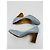 Dries Van Noten Pumps aus hellblauem Leder - Ansicht 18