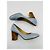 Dries Van Noten Pumps aus hellblauem Leder - Ansicht 3