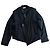 Chaqueta Bomber Asimétrica Namacheko Negra Negro
