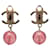 Orecchini Chanel Coco Mark Swing Rosa D'oro  - vista 1