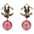 Orecchini Chanel Coco Mark Swing Rosa D'oro  - vista 2